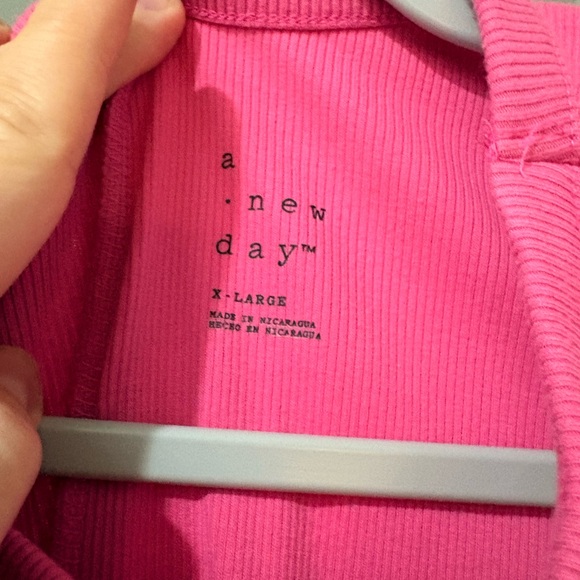 Target A New Day Sleeveless Tank Ribbed Pink Dress XL - Picture 3 of 3